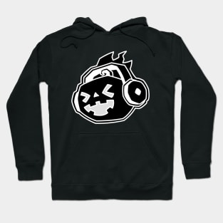 Party Pumpkin - Black and White Hoodie